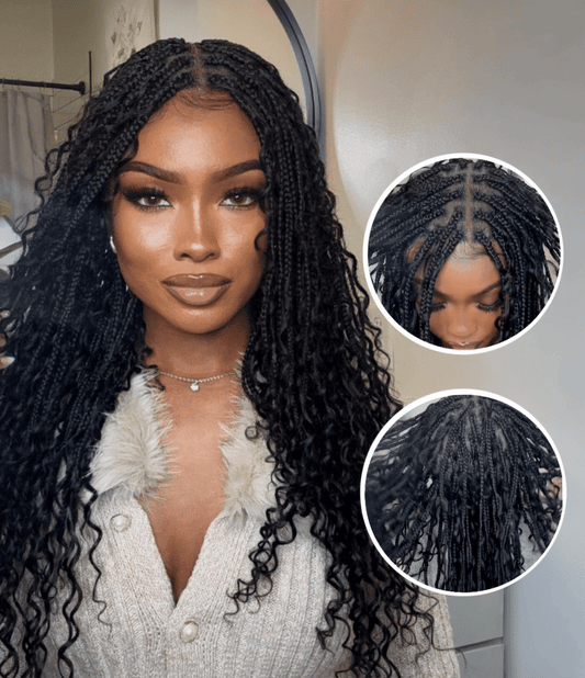 HUMAN HAIR BRAIDED WIGS