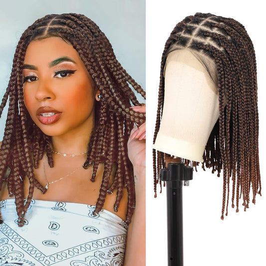 HUMAN HAIR BRAIDED WIGS