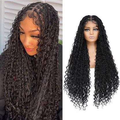 HUMAN HAIR BRAIDED WIGS