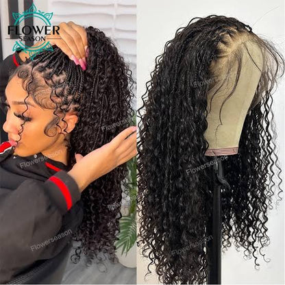 HUMAN HAIR BRAIDED WIGS