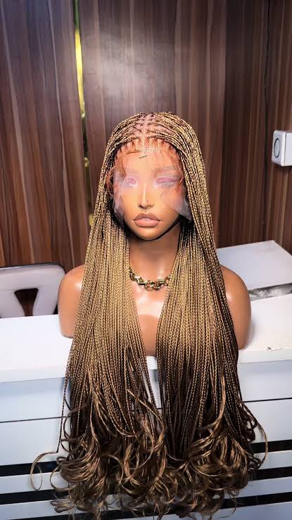 HUMAN HAIR BRAIDED WIGS